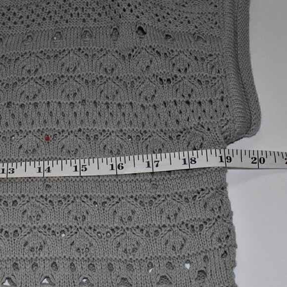 Jessica Simpson Short Sleeve Button Down Cropped Cardigan Sweater Top Size S - Picture 4 of 8